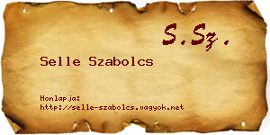 Selle Szabolcs névjegykártya